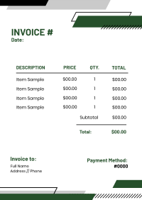 Mechanic Invoice example 3