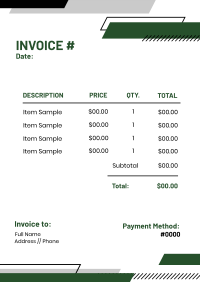 Corporate Lines Invoice