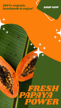 Fresh Papaya Power Instagram Story