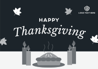 Blessed Thanksgiving Pie Postcard Design