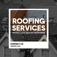 Roofing Service Investment Instagram Post