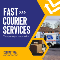 Fast & Reliable Delivery Instagram Post