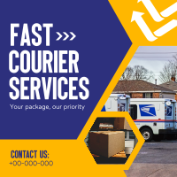 Fast & Reliable Delivery Instagram Post Design