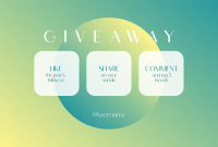 Gradient Planet Giveaway Pinterest Cover Design