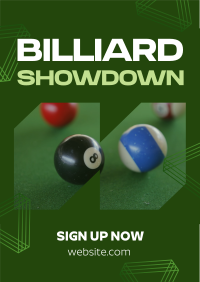 Geometric Billiard Game Flyer