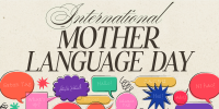 Modern Nostalgia International Mother Language Day Twitter Post