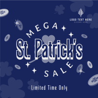 St. Patrick's Mega Sale Linkedin Post Design