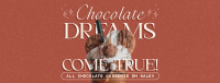 Retro World Chocolate Day Facebook Cover