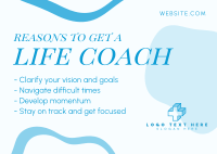 Get a Coach Postcard Design