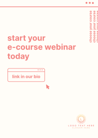 E-Course Webinar Poster