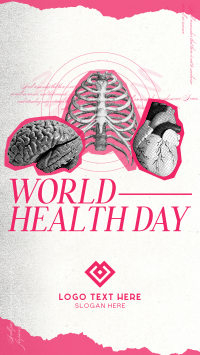 Vintage World Health Day Facebook Story