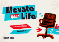 Elevate Life Podcast Postcard