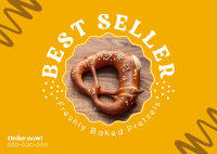 Tasty Pretzel Postcard