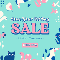 Love Your Pet Day Sale Instagram Post