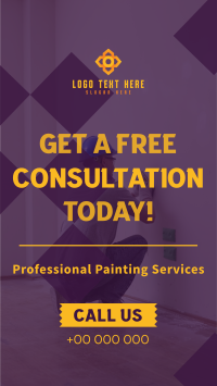 Painting Service Consultation Facebook Story