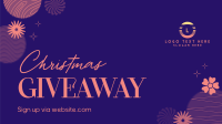 Abstract Christmas Giveaway Animation