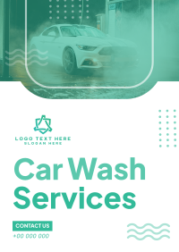 Sleek Car Wash Services Poster