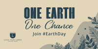 One Earth One Chance Celebrate Twitter Post