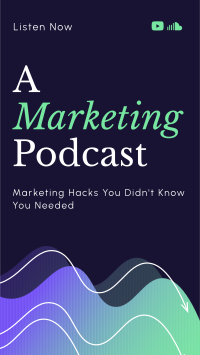 Marketing Professional Podcast Instagram Reel Design