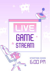 Feminine Game Stream Flyer