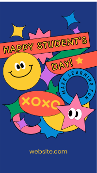 Student's day Stickies Facebook Story