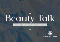Beauty Talk Postcard Image Preview