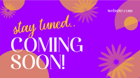 Floral Modern Coming Soon Facebook Event Cover