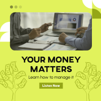 Money Matters Podcast Linkedin Post
