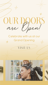 Grand Opening Salon Instagram Reel