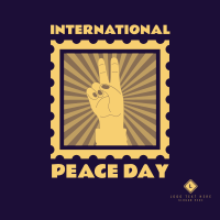 Peace Day Stamp Instagram Post