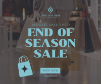 End of Season Shopping Facebook Post