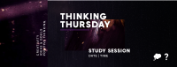 Thursday Study Session Facebook Cover Design