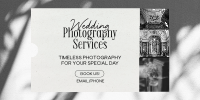 Elegant Wedding Photographer Twitter Post