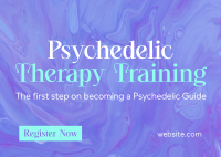 Psychedelic Therapy Training Postcard