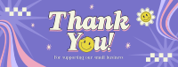 Quirky Thank You Facebook Cover Image Preview