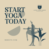 Start Yoga Now Linkedin Post