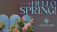Retro Welcome Spring Animation