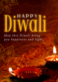 Diwali Light Festival Poster