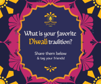 Diwali Customer Engagement Facebook Post