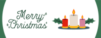 Christmas Candles Facebook Cover Image Preview