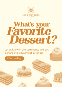 Dessert Day Flyer example 3