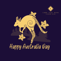 Kangaroo Australia Day Instagram Post