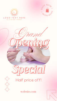 Special Grand Opening Facebook Story