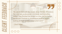 Client Feedback on Construction Animation