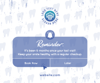 Dental Checkup Reminder Facebook Post Design