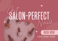 Perfect Nail Salon Postcard