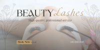 Fancy Beauty Lashes Twitter Post