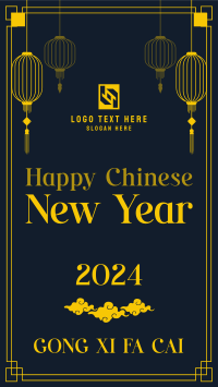 Chinese New Year Lanterns Whatsapp Story Image Preview