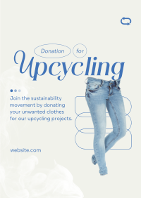 Fashion Upcycling Drive Poster