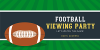 Football Viewing Party Twitter Post